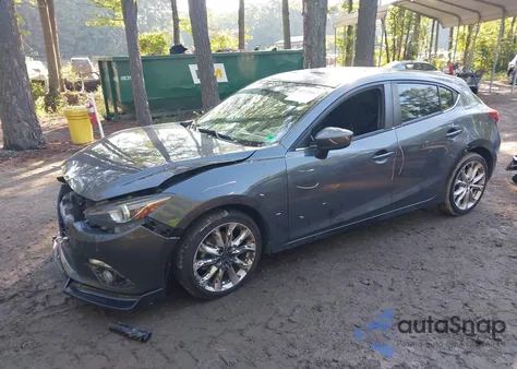 2014 Mazda 3 S Grand Touring из США, поврежденный, VIN JM1BM1M34E1181984